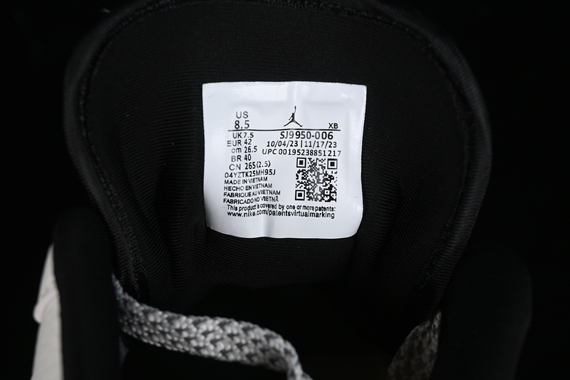 Nike Air Jordan 1 Low LV Black White Printing Sneakers