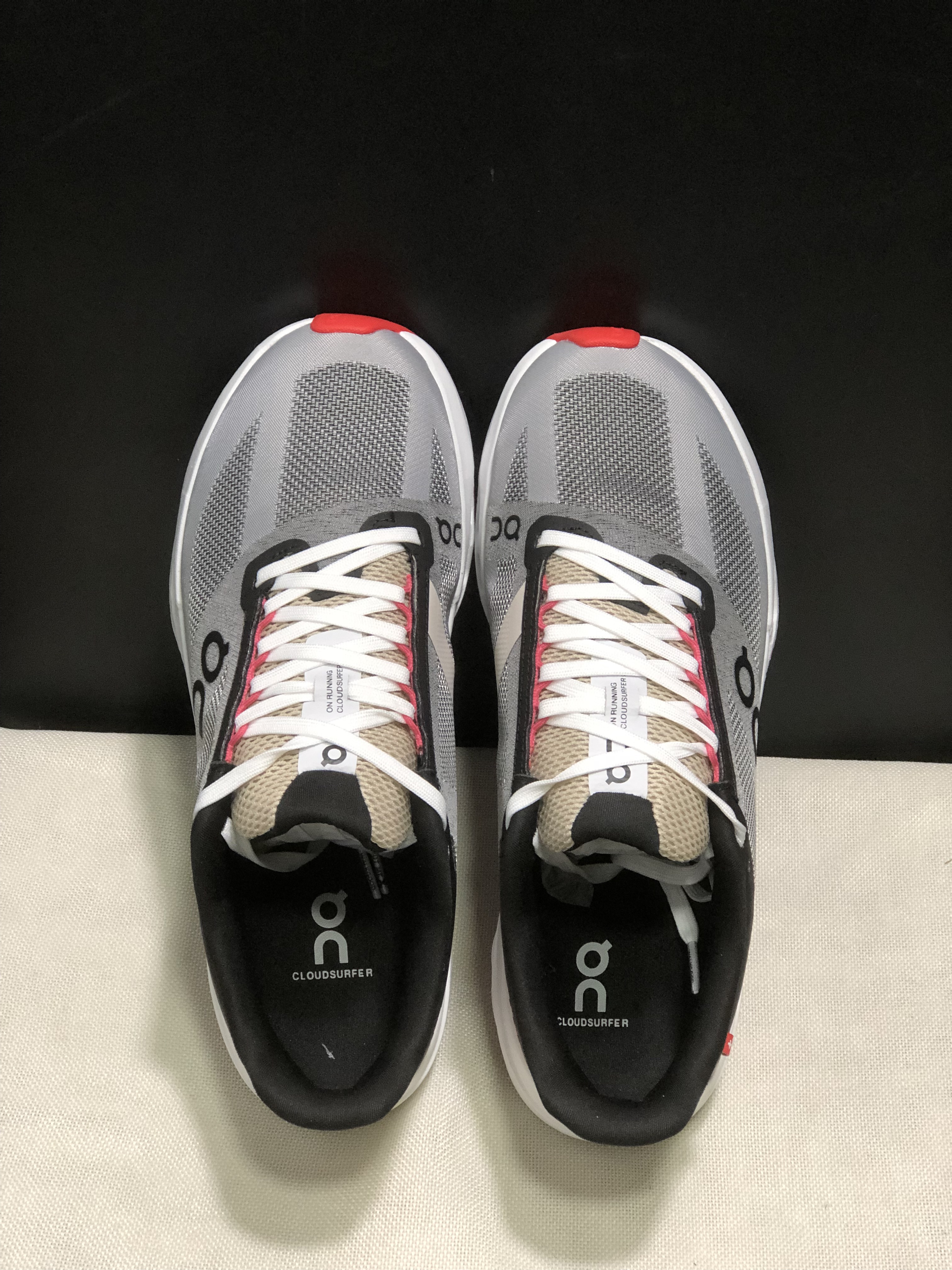 On Running Cloudsurfer Next Casual Running Shoes Grey/Black/Red