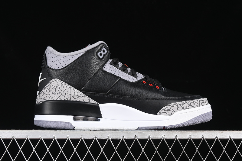 Nike Air Jordan 3 RetroCement Grey Black Sneakers