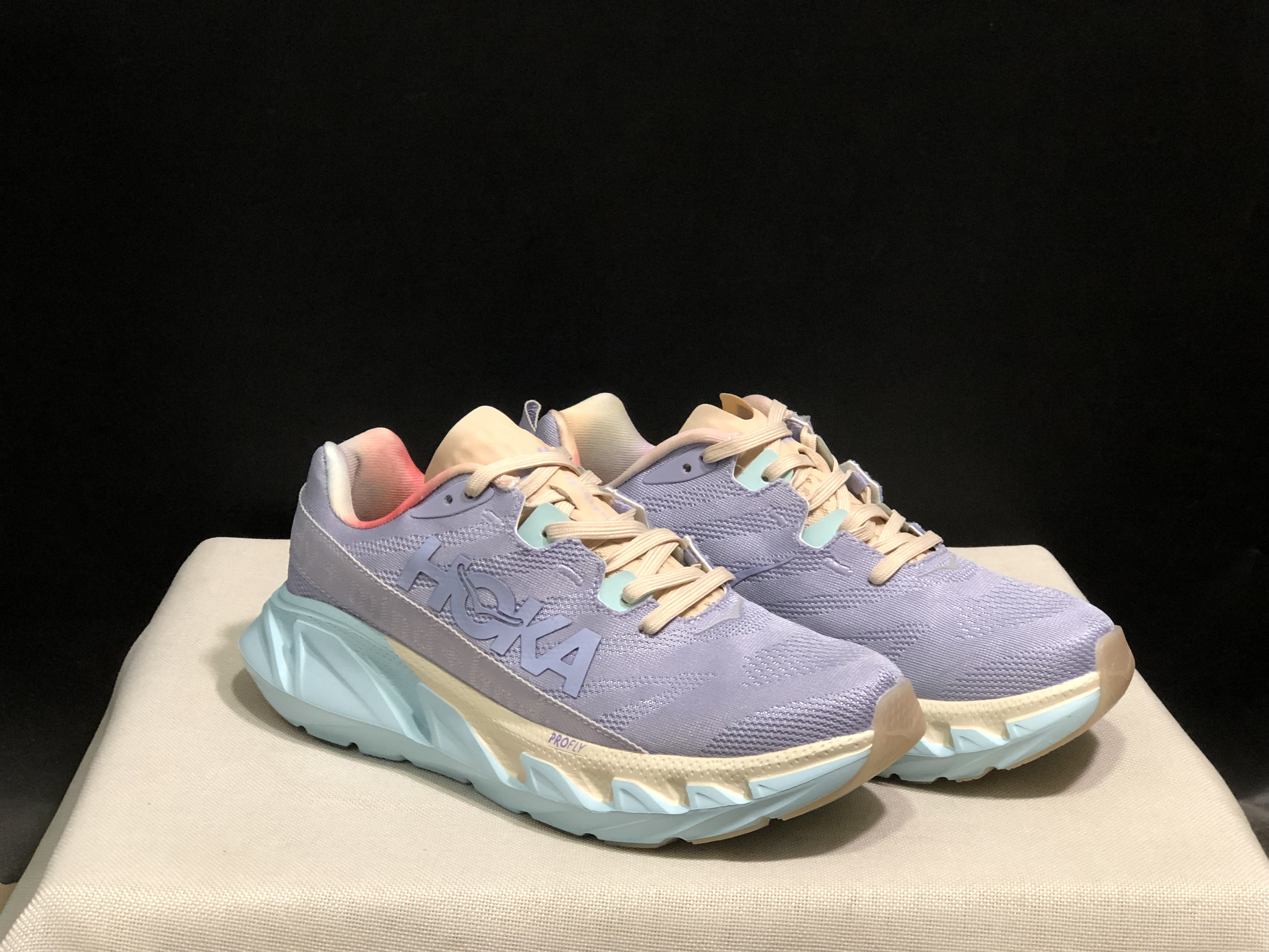 Hoka One One Elevon 2 Anti-slip Wear-resistant Running Shoes Sneakers Light Purple