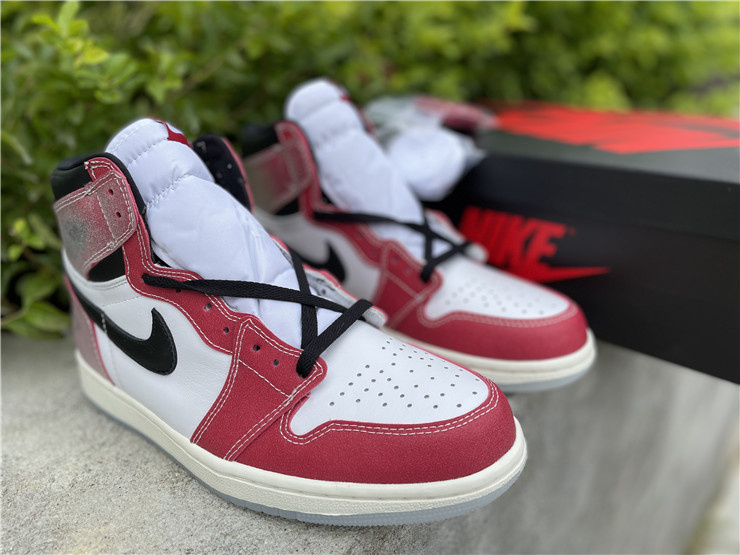 Nike Air Jordan 1 Retro High OG SP x Trophy Room Chicago 2020 Red Multicolour Sneakers