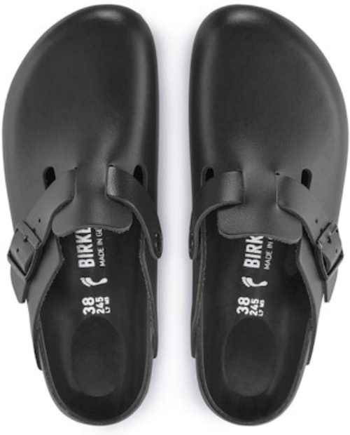 Birkenstock Boston Exquisite Leather 1023744 Black Sandals