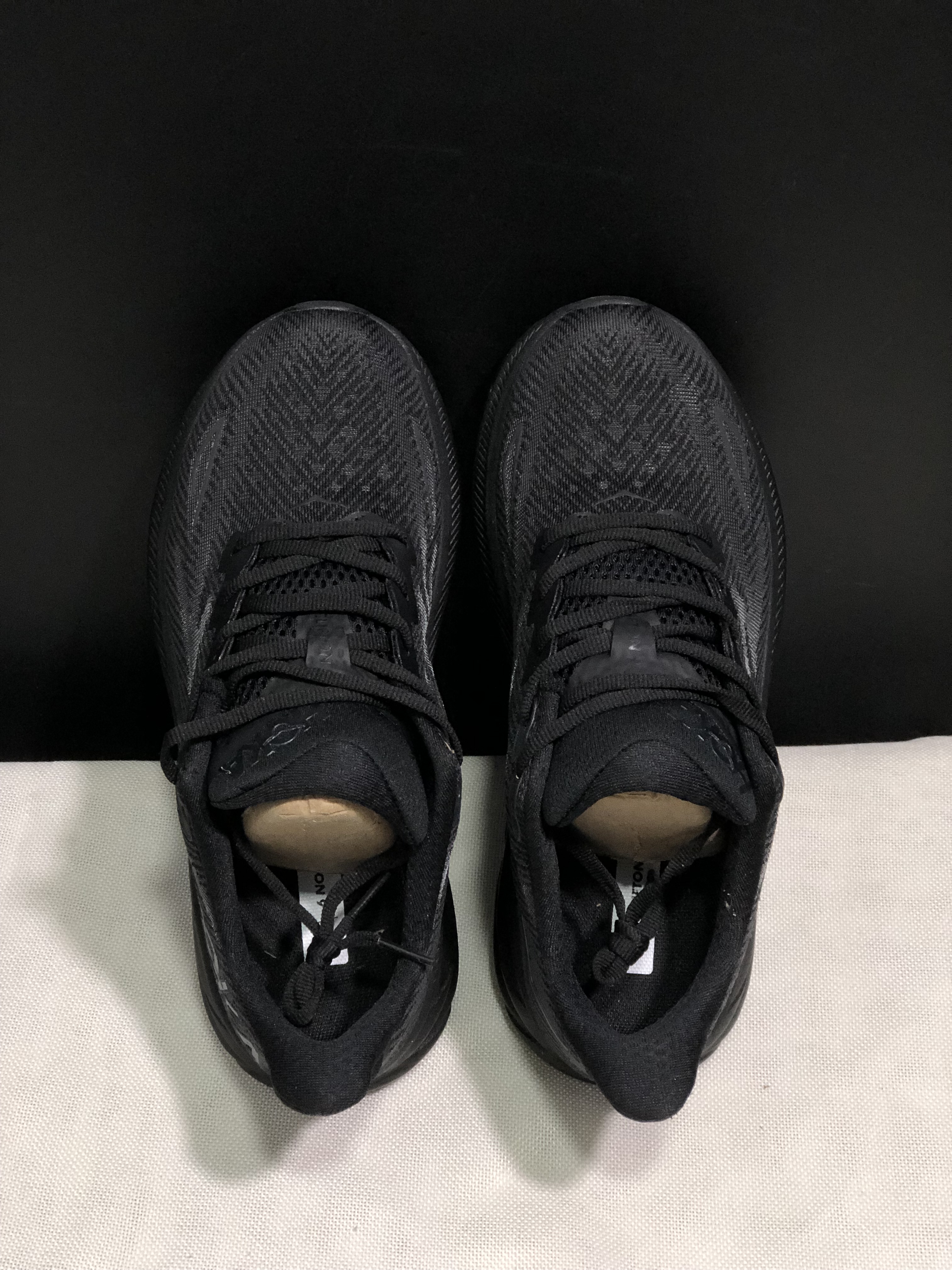 Hoka One One Clifton 9 Black Running Shoes Athletic Shoes Sneakers