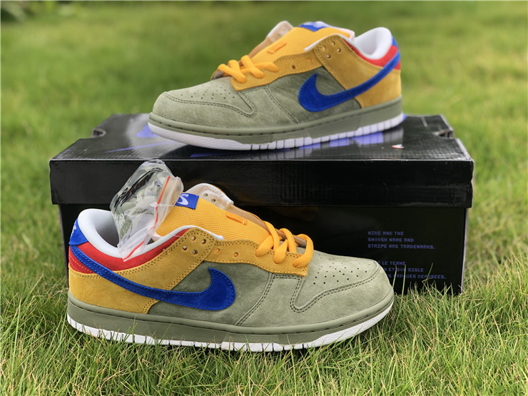 Nike Dunk Low Premium SB Puff-n-Stuff Green Sneakers