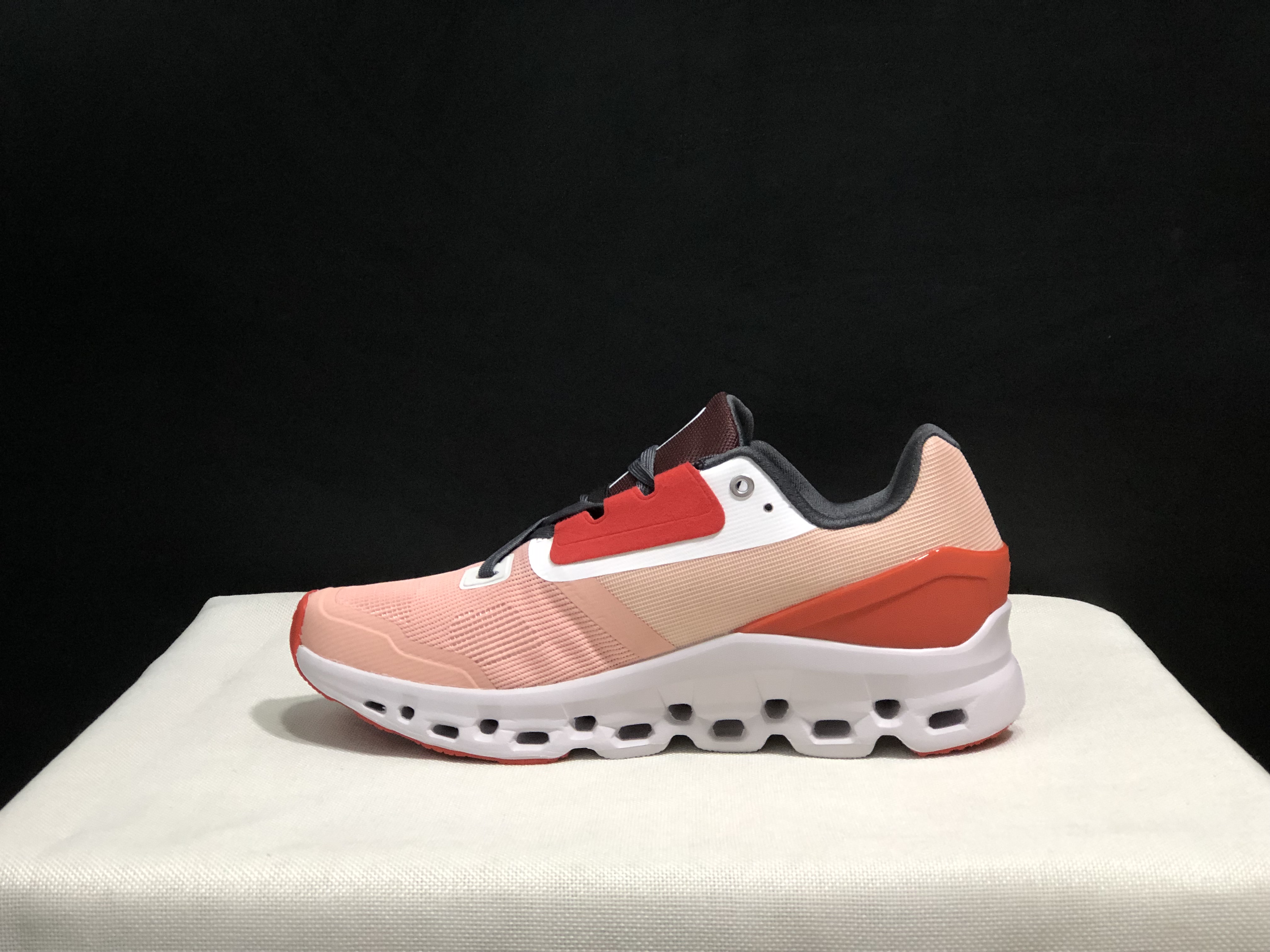 On Running Cloudstratus Breathable Support Running Shoes Rose/Red