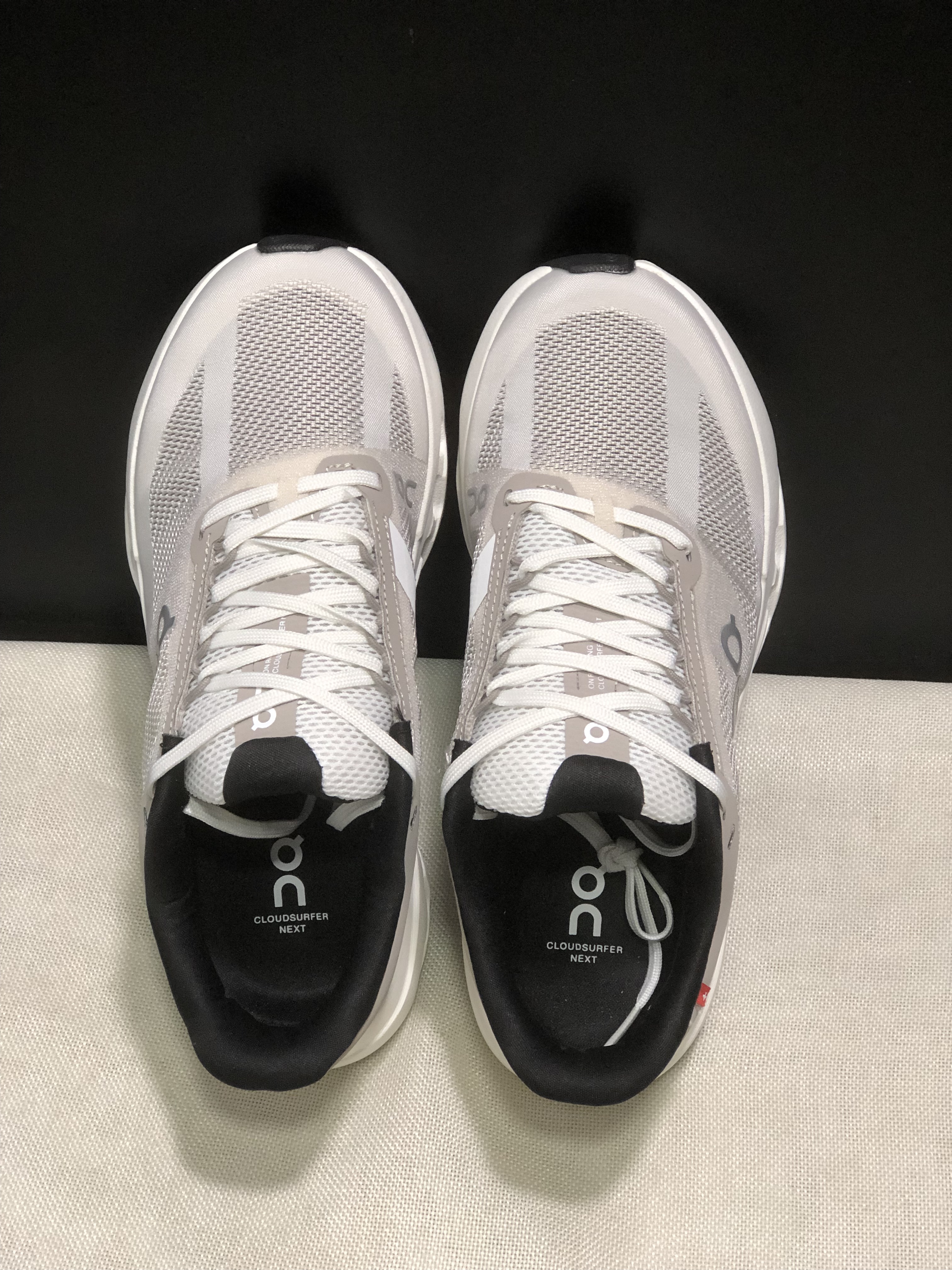 On Running Cloudsurfer Next Casual Running Shoes Apricot/White