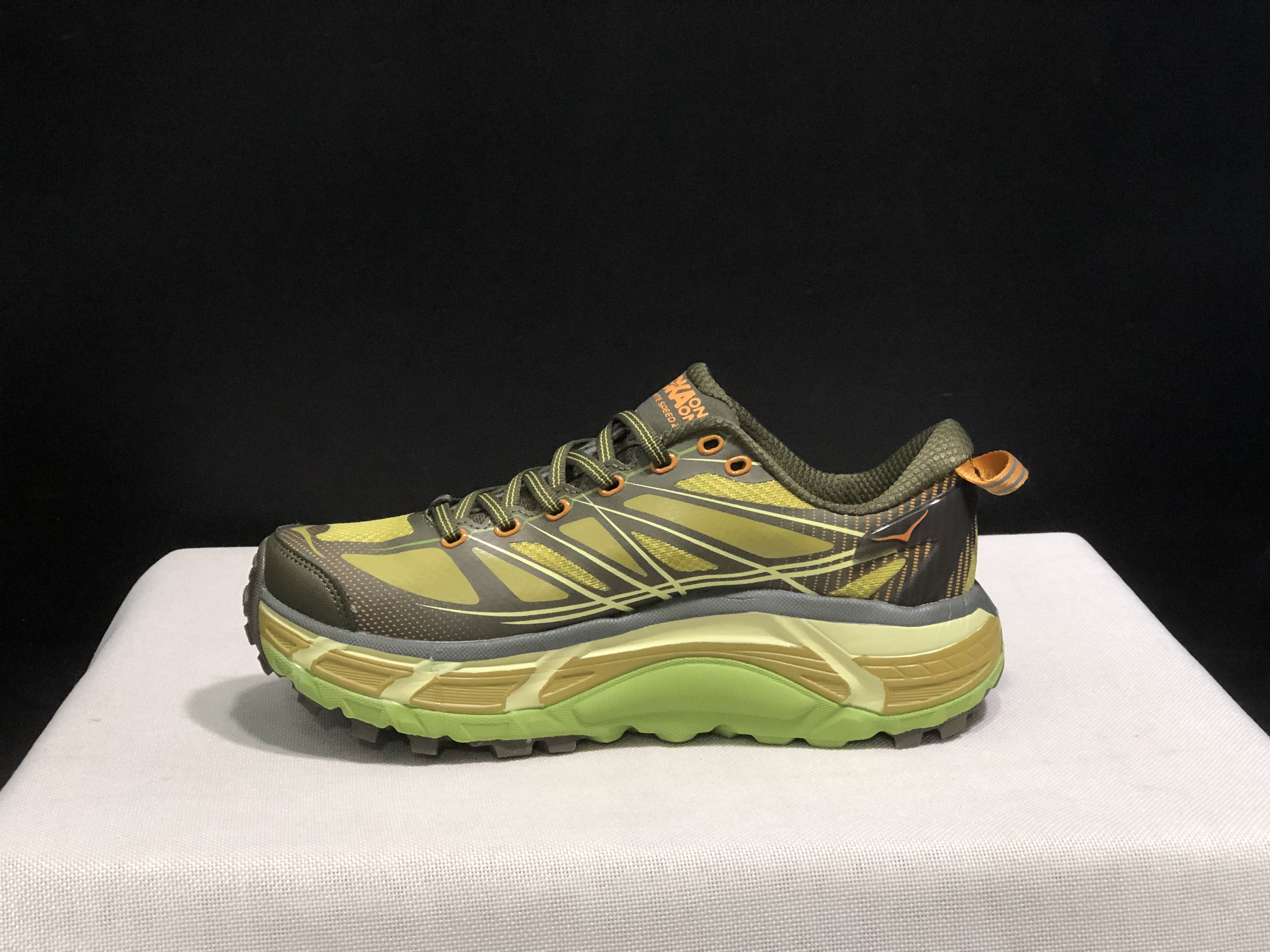 Hoka One One Mafate Speed 2 Mountain Anti-slip Running Shoes Sneakers Brown