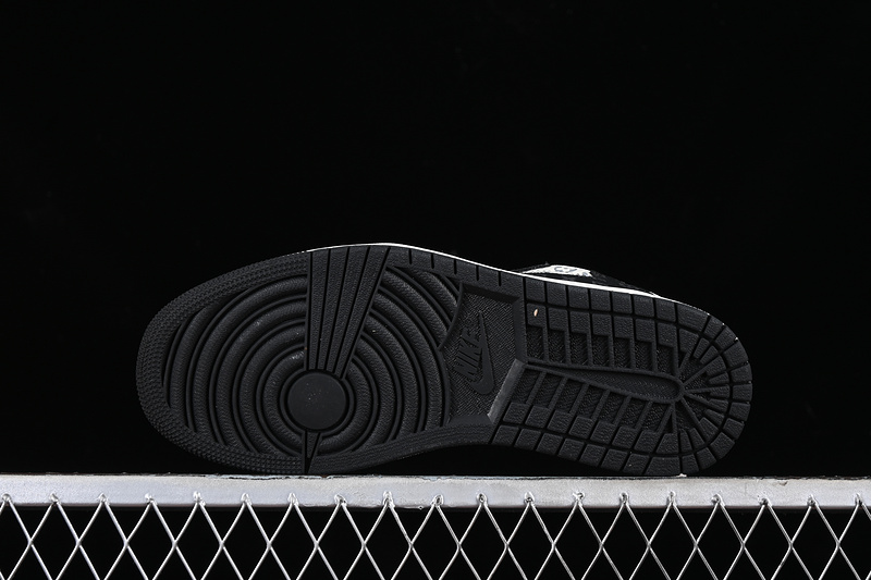 Nike Air Jordan 1 Low Travis Scott Fragment Design LV Black White Sneakers