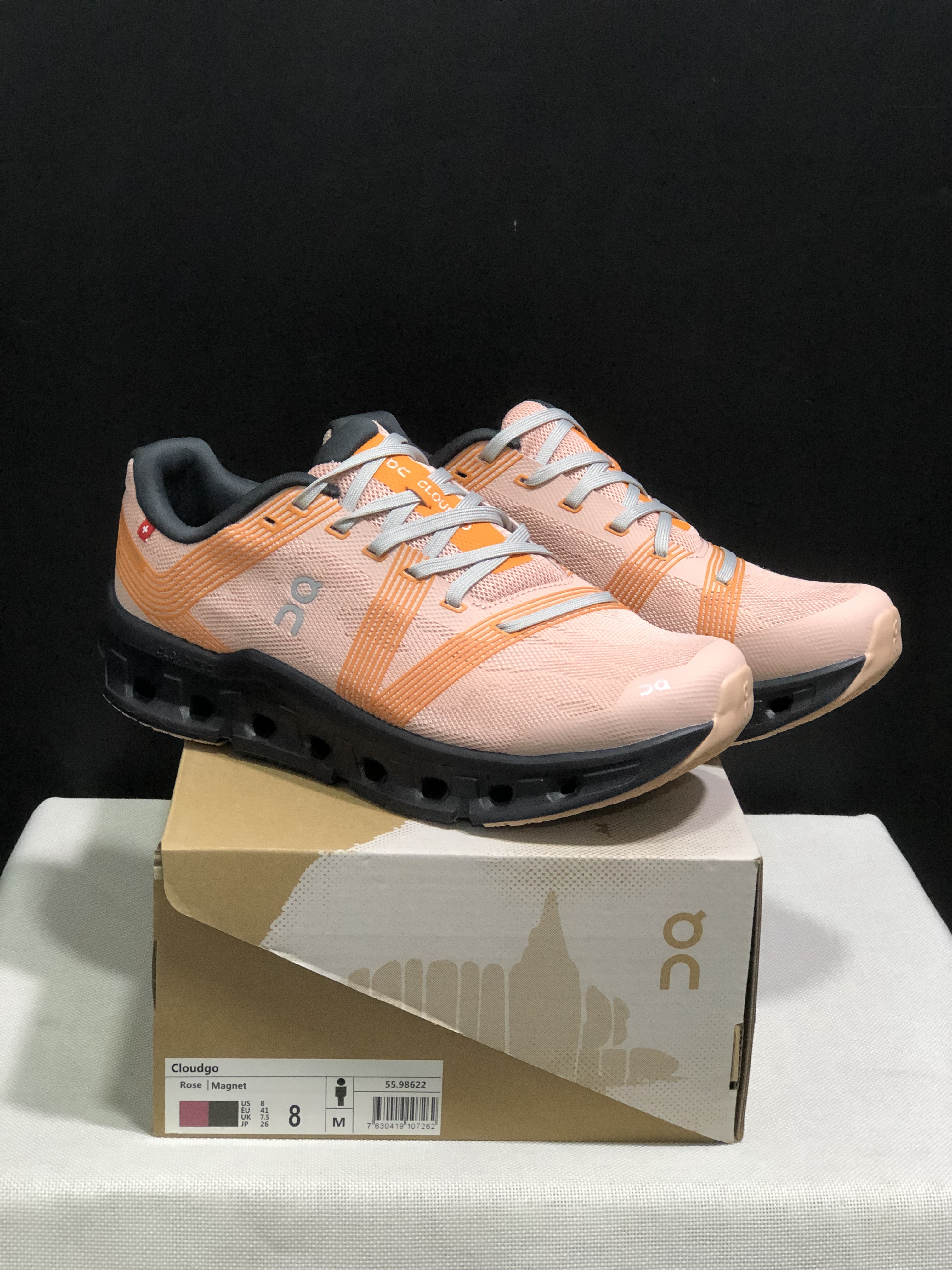 On Running Cloudgo Comfortable And Lightweight Running Shoes Rose/Magnet