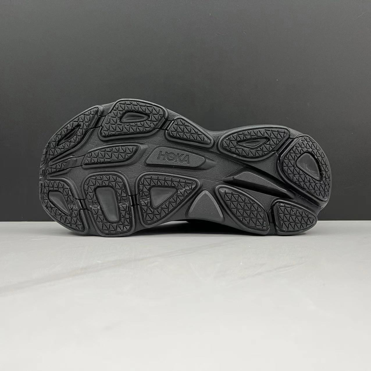 Hoka One One Bondi 8 Black Breathable Low-top Running Shoes Sneakers