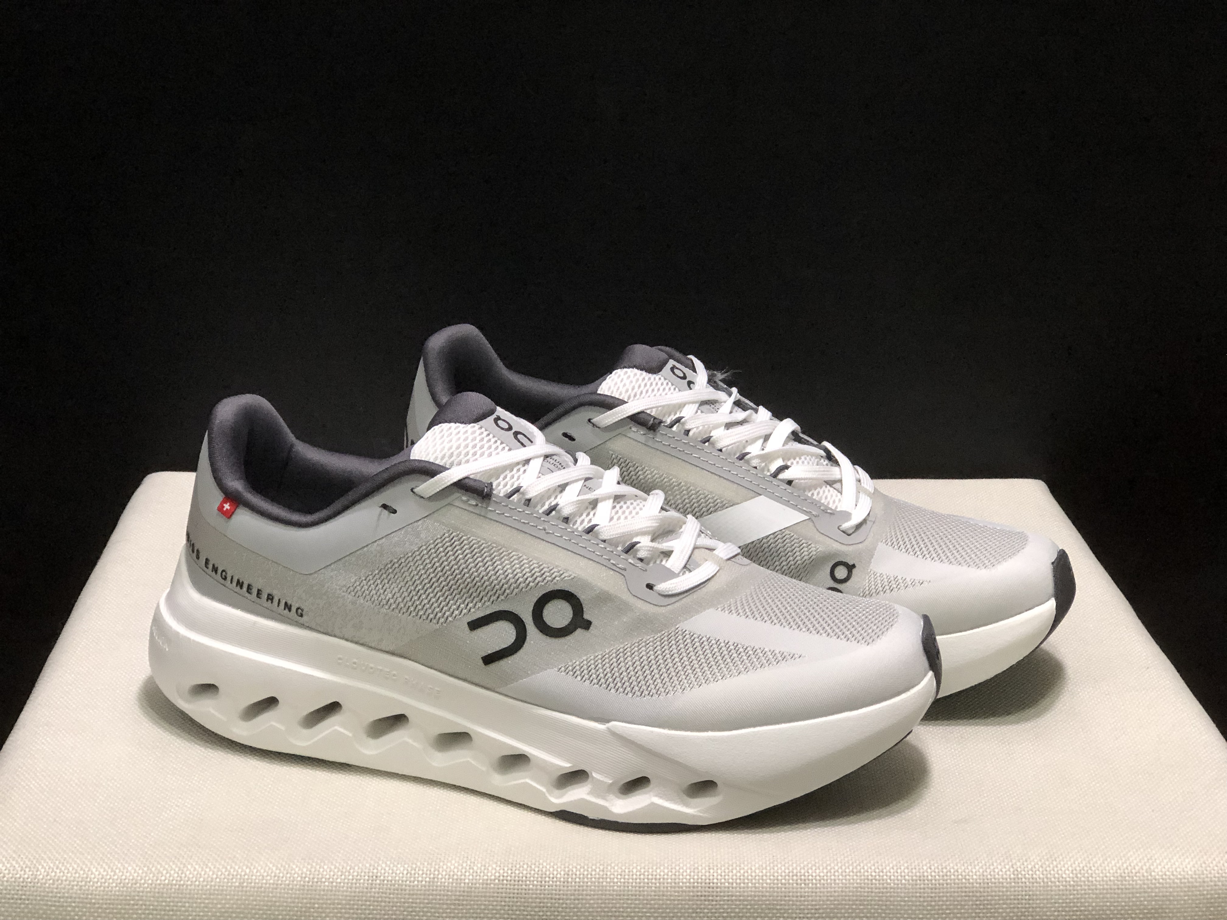 On Running Cloudsurfer Next Casual Running Shoes Giacier/White