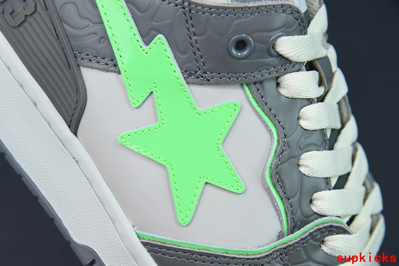 A Bathing Ape Bape Sta Low Grey Green
