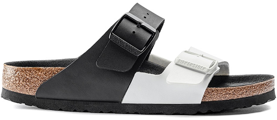 Birkenstock Arizona 1019703 Black White Colorblock Version Sandals