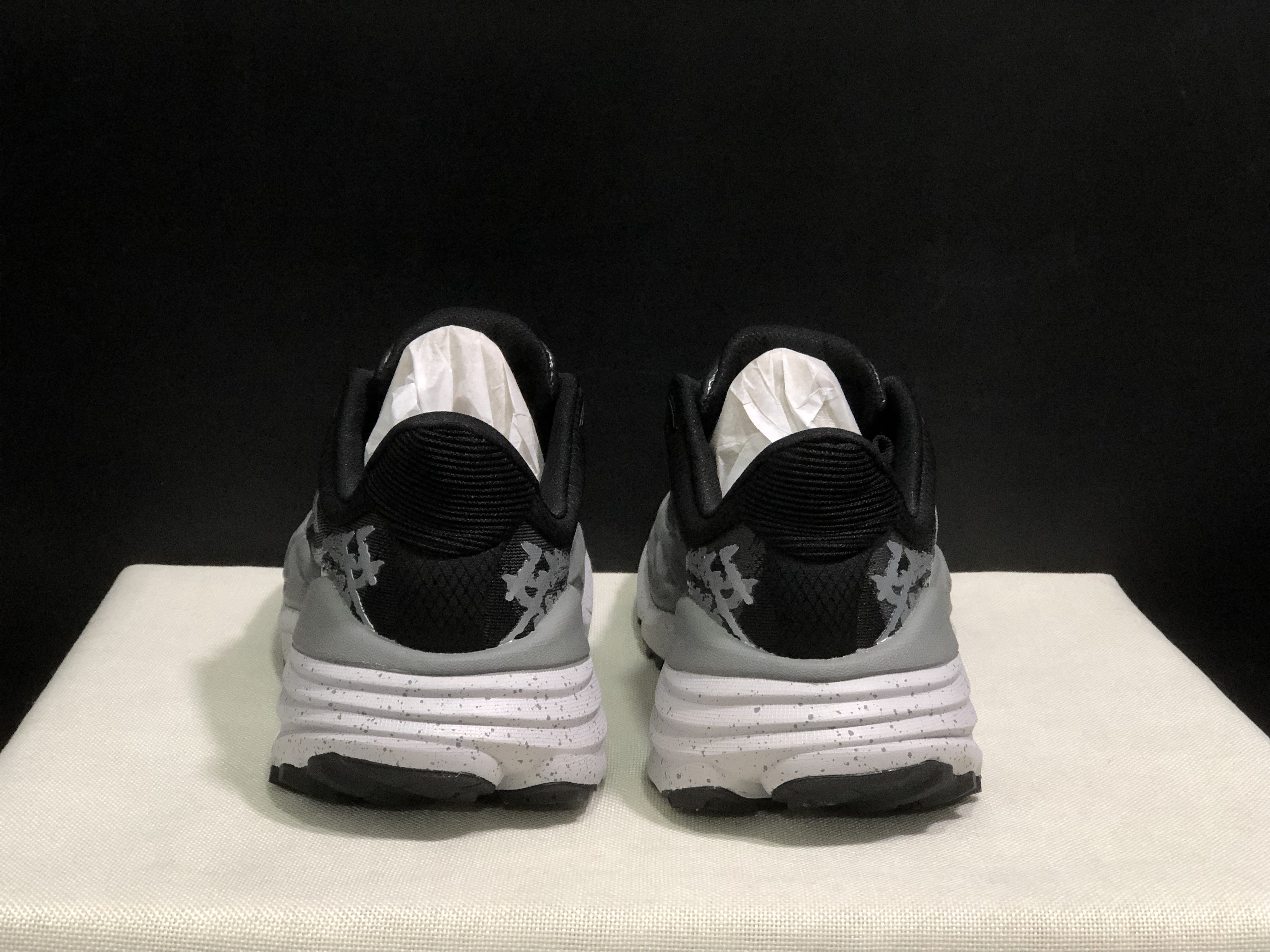 Hoka One One Stinson 7 Comfortable Anti-slip Outdoor Running Shoes Sneakers Black/Gray