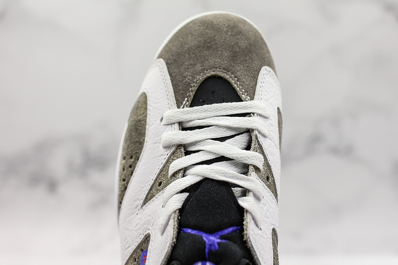 Nike Air Jordan 6 Retro Flight Nostalgia White Gray Sneakers