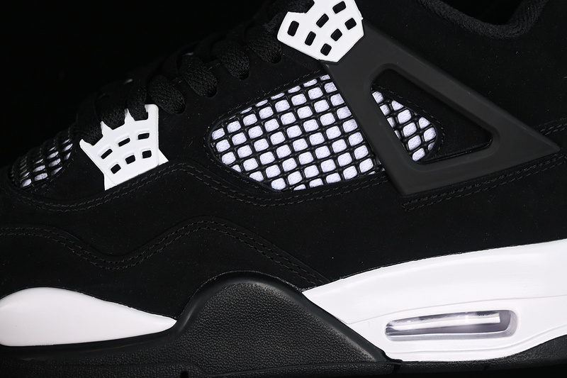Nike Air Jordan 4 Retro Thunder Black White Sneakers