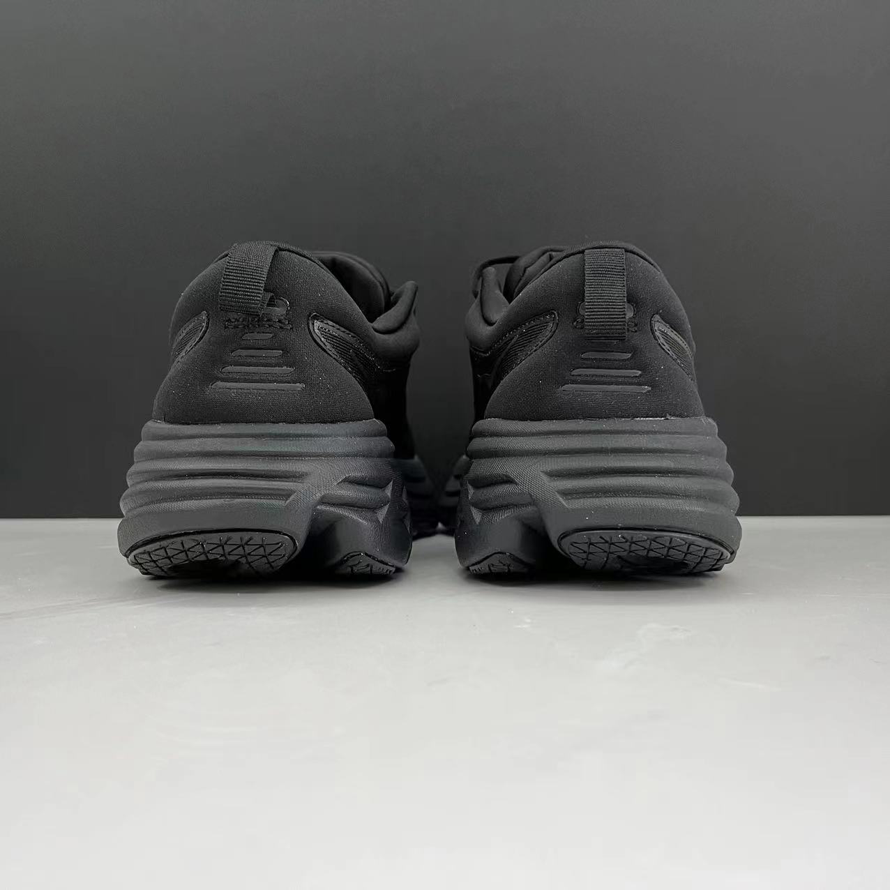 Hoka One One Bondi 8 Black Breathable Low-top Running Shoes Sneakers