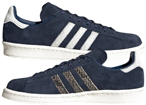 Adidas Campus 80s Navy Snake Skin GY0406 Shoes