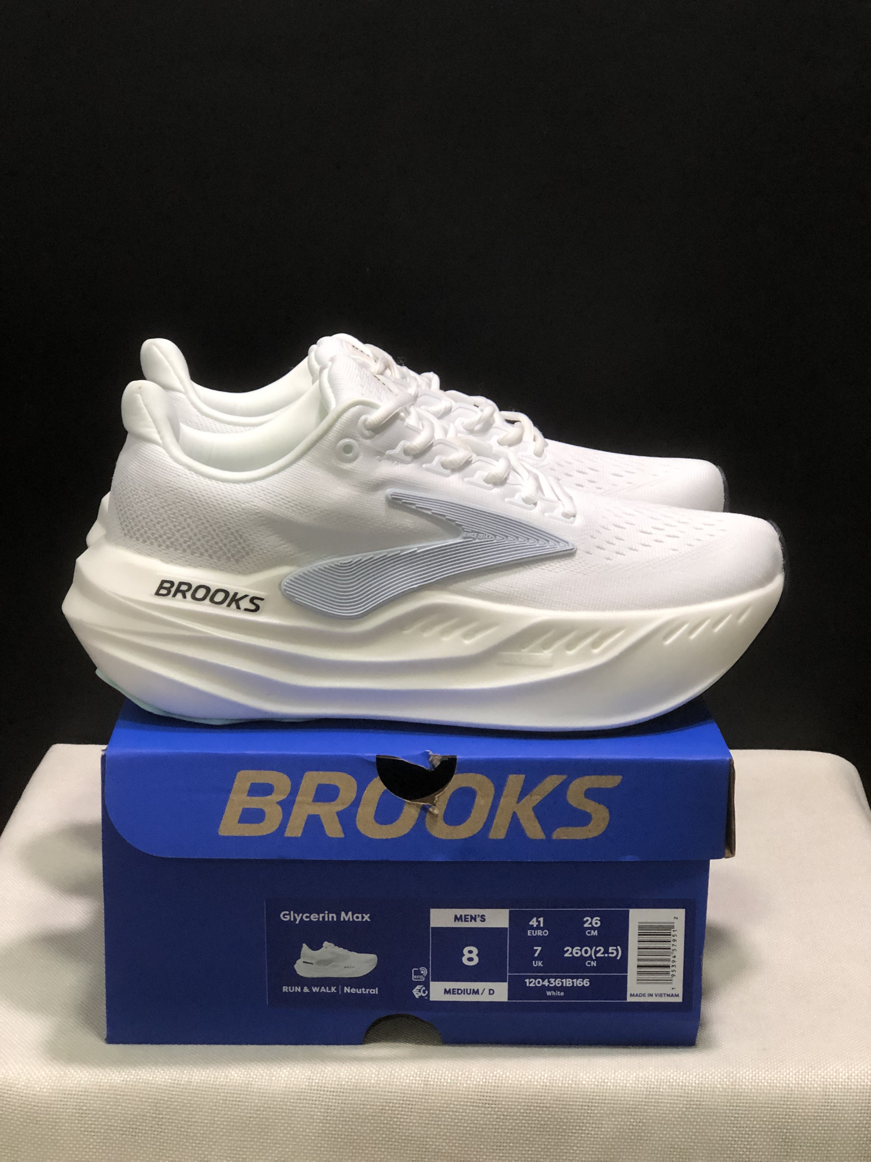 Brooks Glycerin Max Comfortable Low-top Running Shoes White
