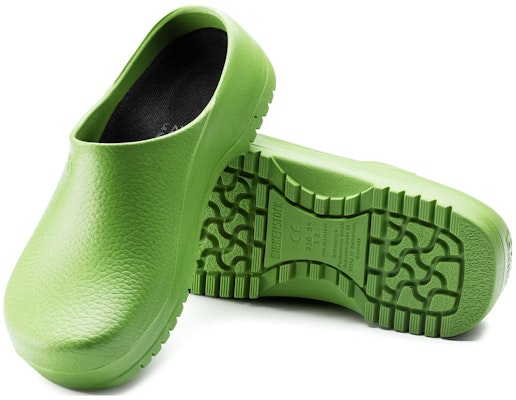Birkenstock Super Birki Polyurethane Apple Green 0068081 Covered Toe Slippers