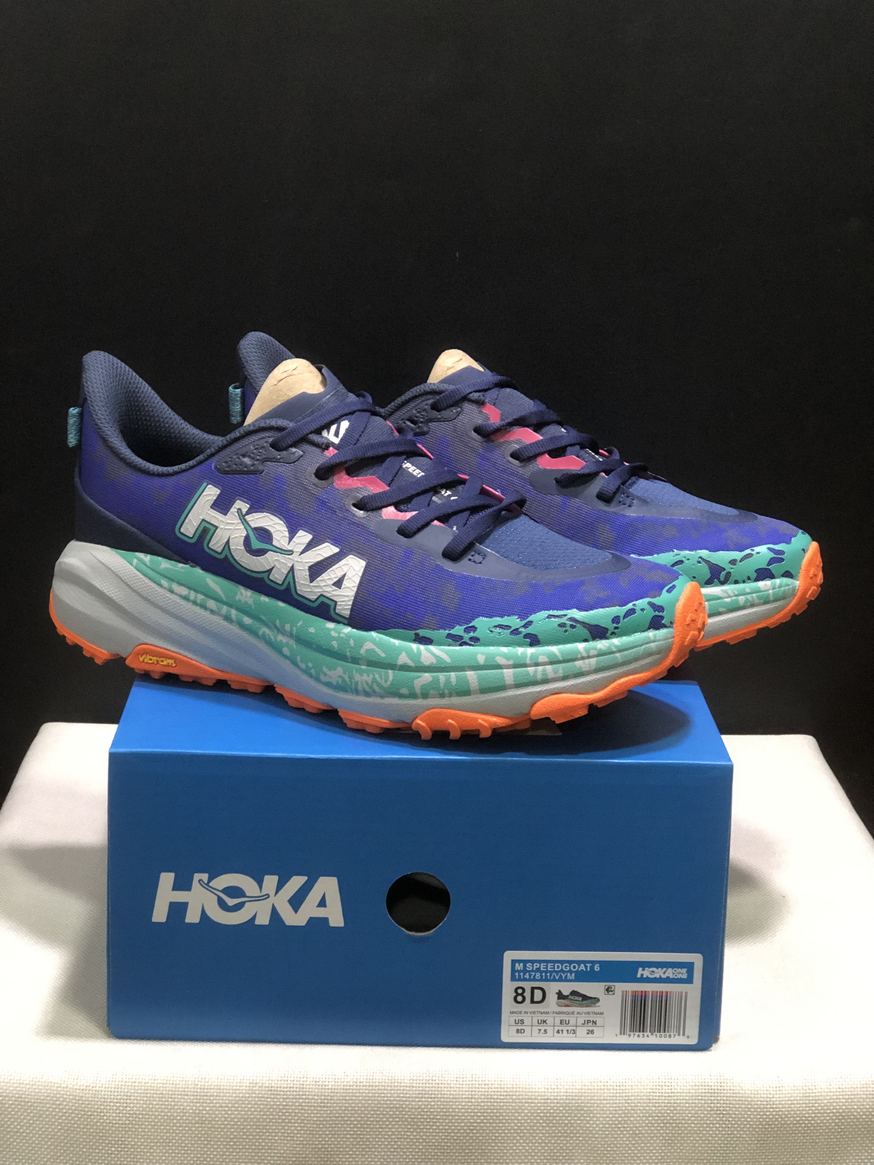 Hoka One One Speedgoat 6 Trail Running Shoes Sneakers Purple