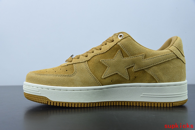 A Bathing Ape Bape Sta Beige Suede