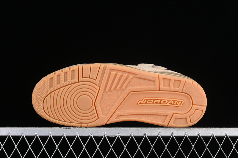 Nike Air Joedan Courtside 23 Desert Baroque Brown Gum Sole Sneakers