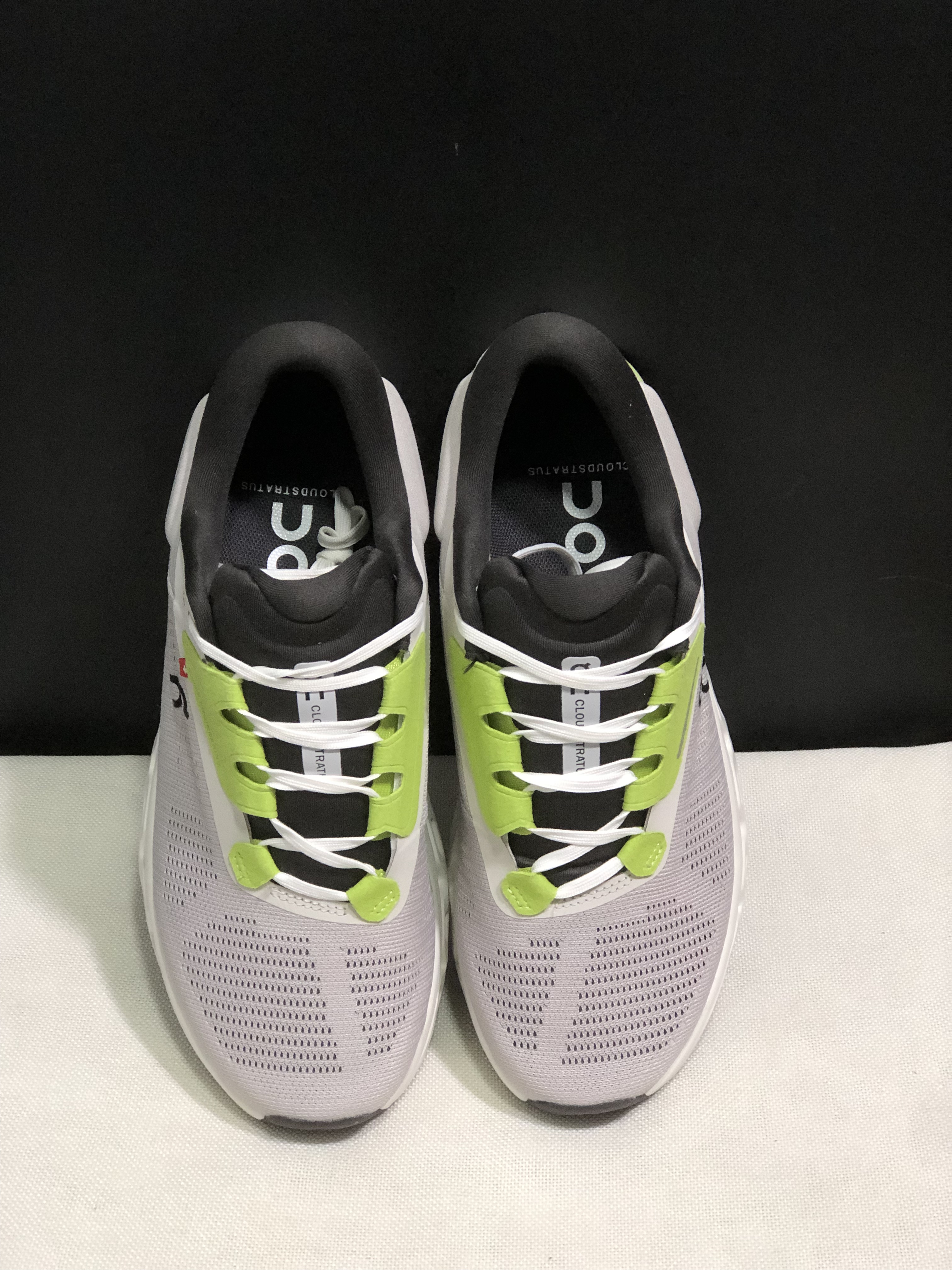 On Running Cloudstratus 3 Anti-Slip Running Shoes Light Grey/Green/White
