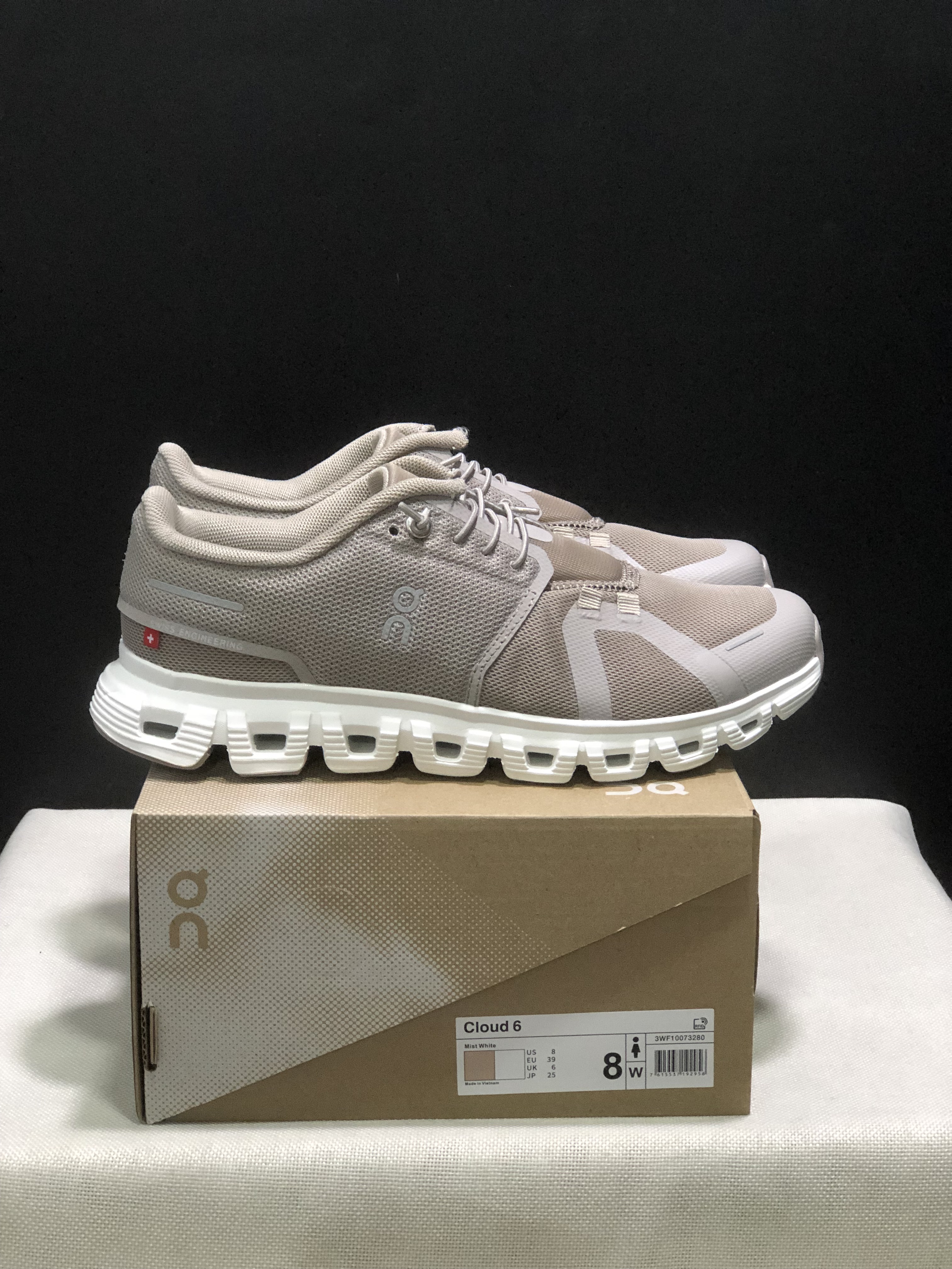 On Running Cloud 6 Casual Life Shoes Grayish-Brown