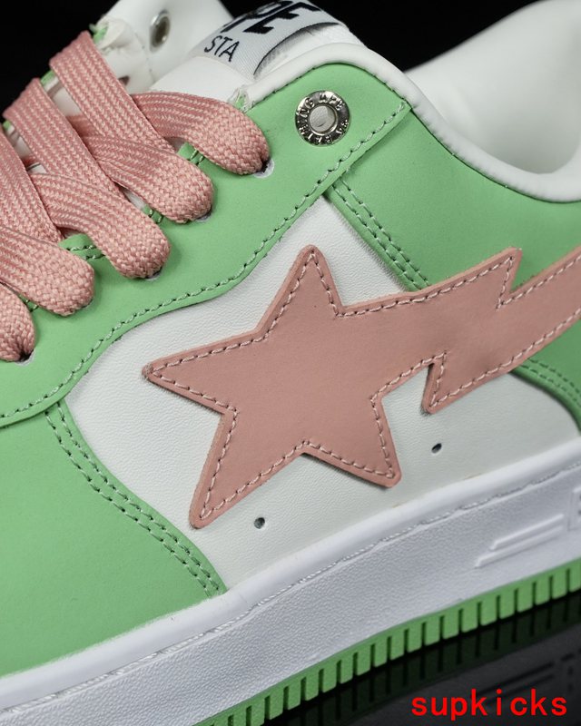 A Bathing Ape Bape Sta Low Light Green Pink