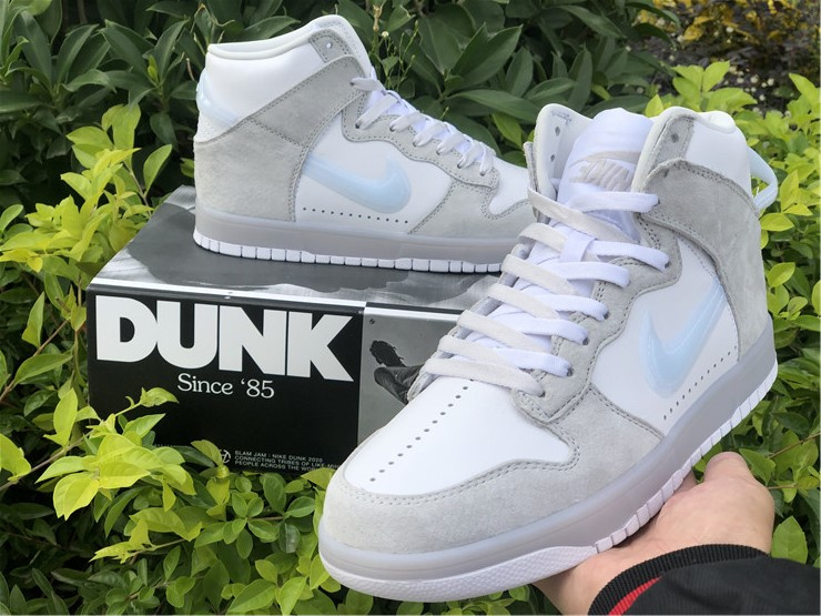 Nike Dunk High Slam Jam White Pure Platinum Sneakers