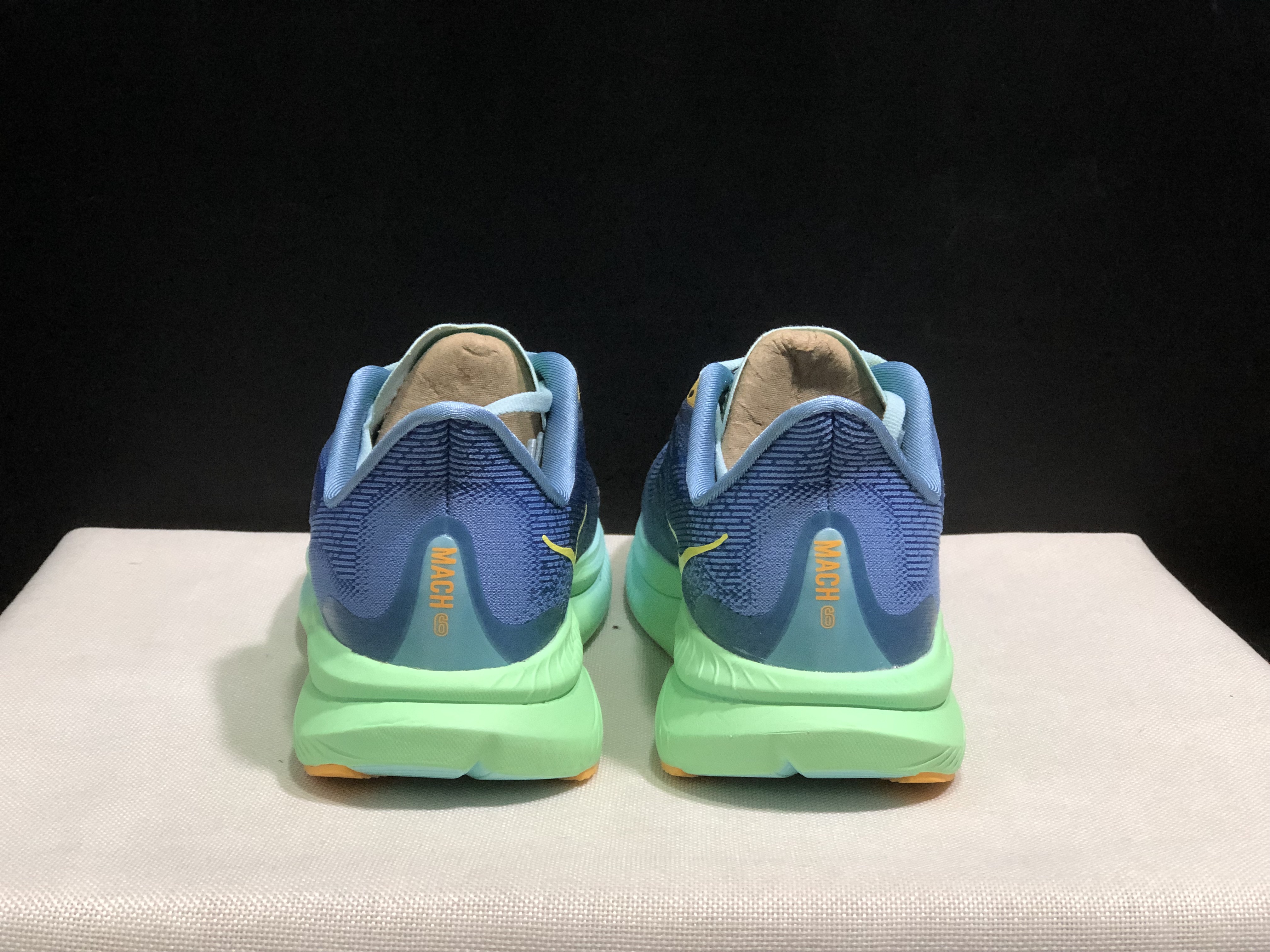 Hoka One One Mach 6 Wear-resistant Breathable Low-top Running Shoes Sneakers Blue