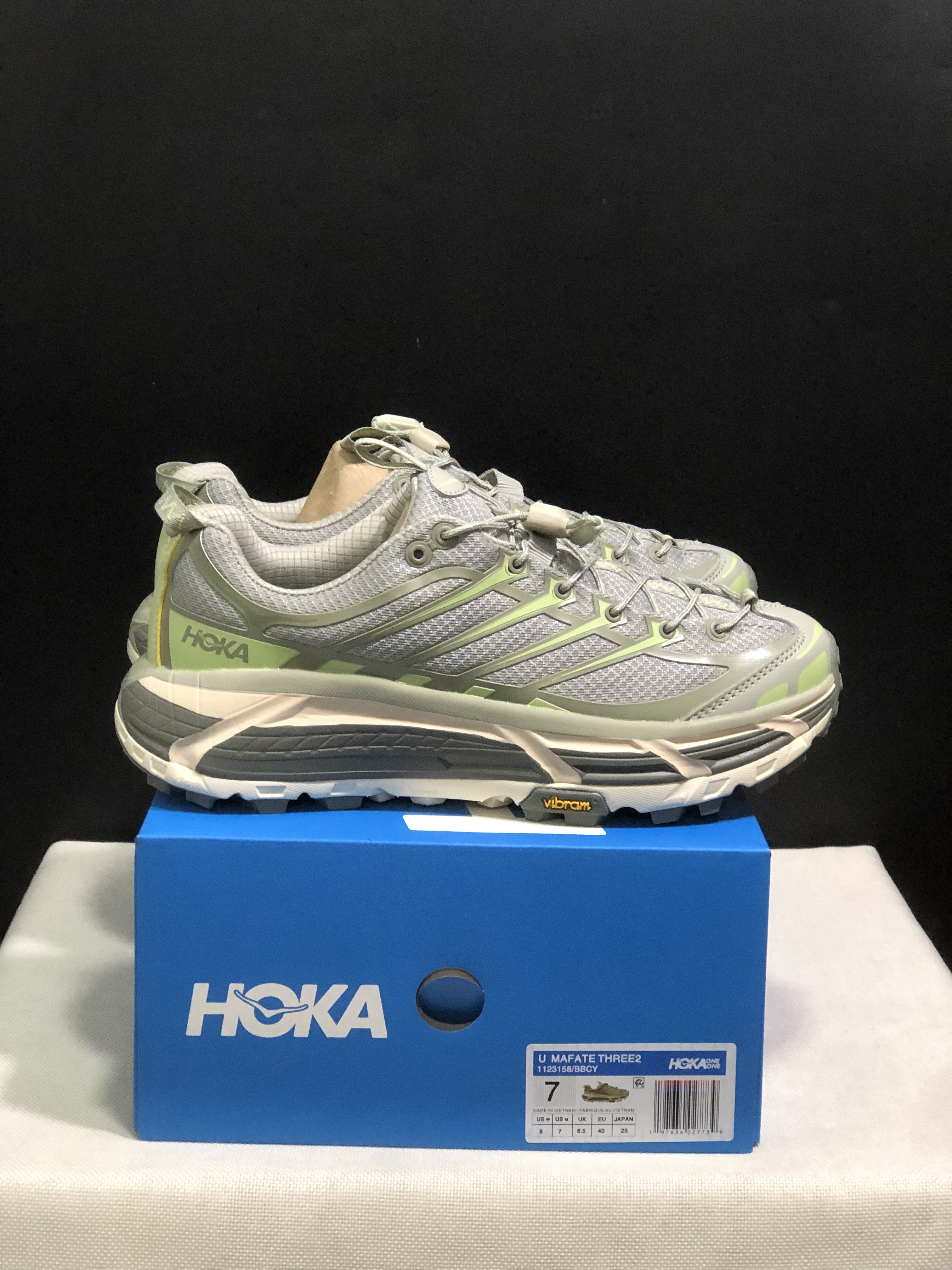 Hoka One One Mafate Three 2 Anti-slip Running Shoes Sneakers Gray