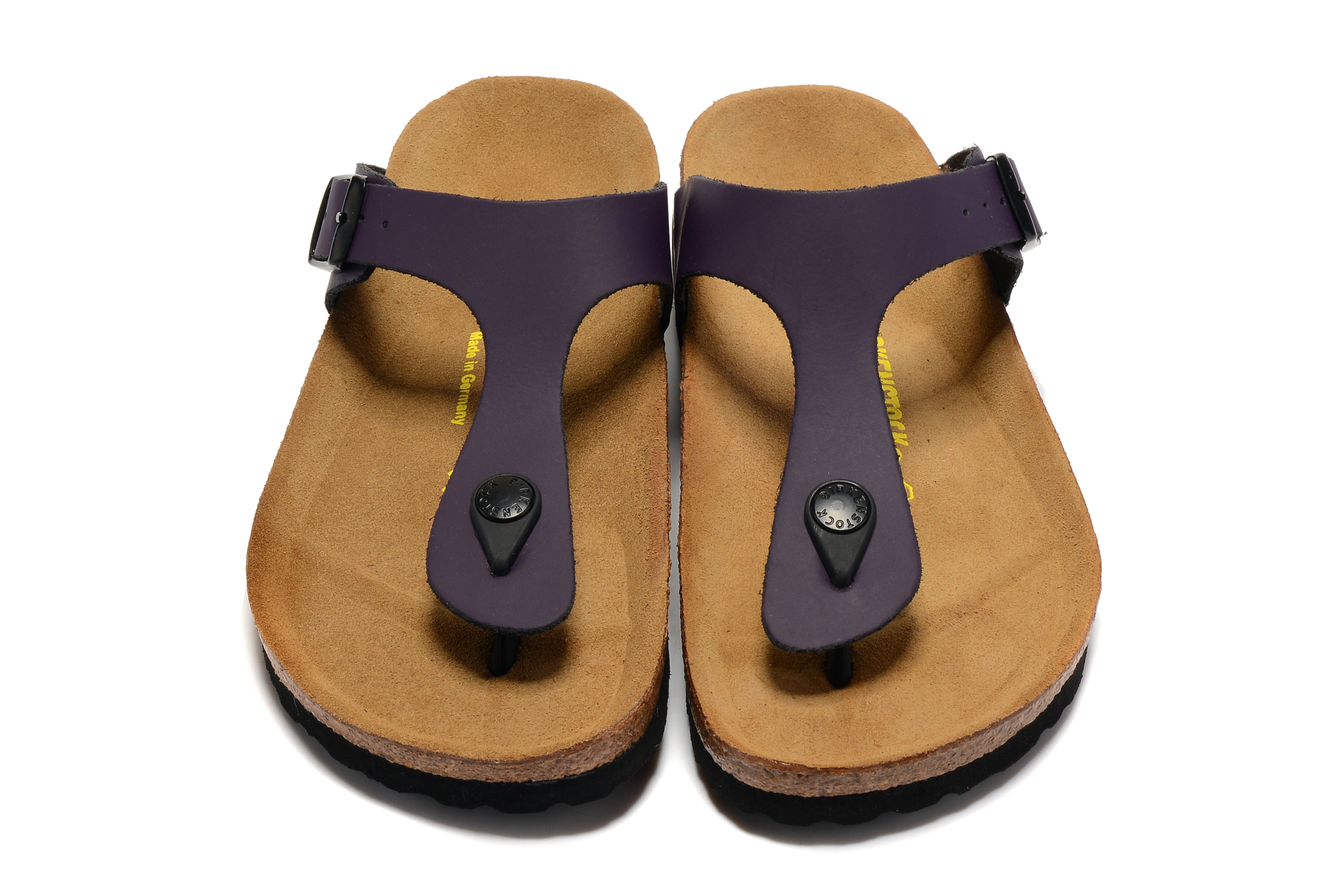 Birkenstock Gizeh Purple Flip Flops Leather Sandals
