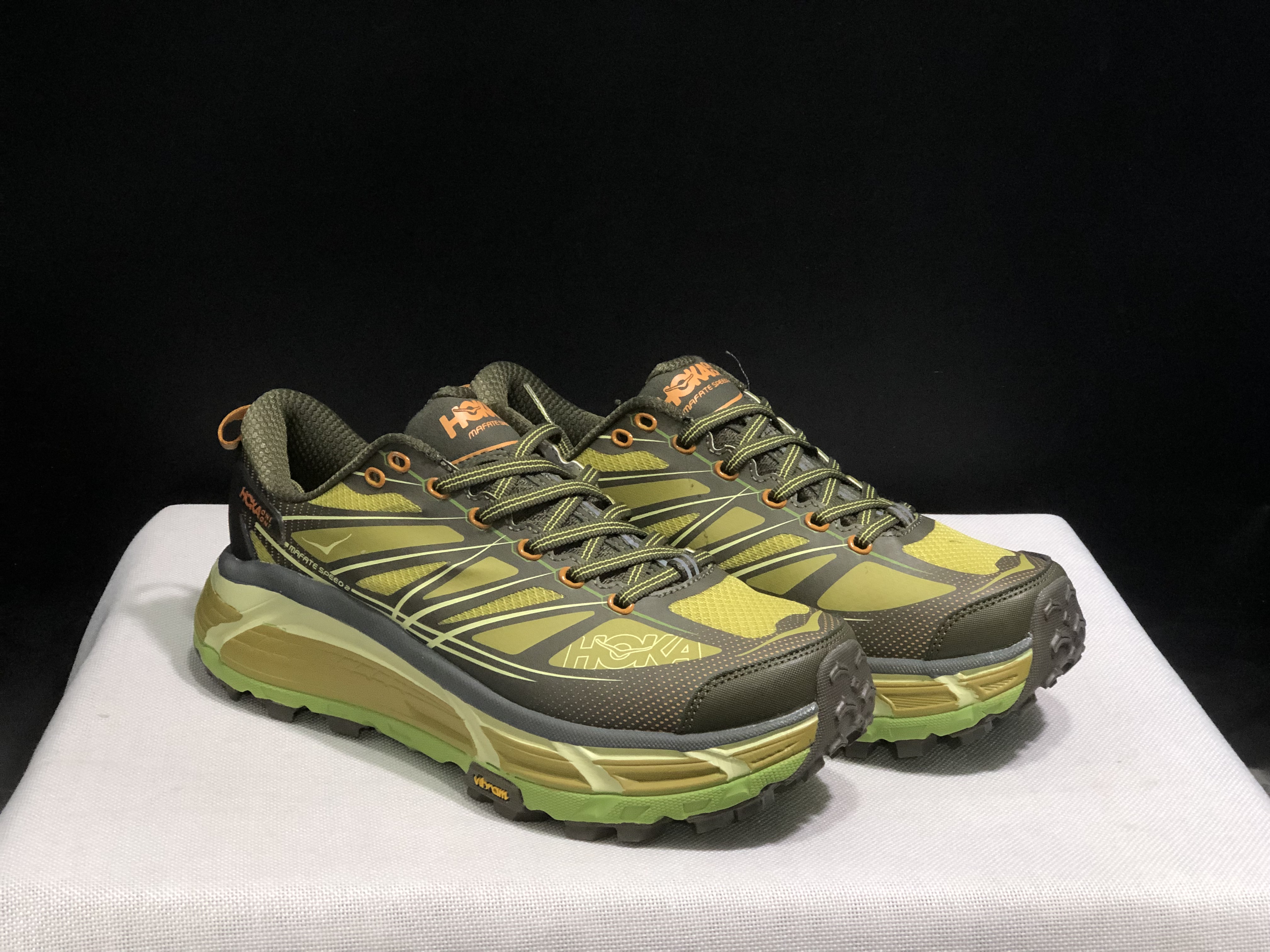 Hoka One One Mafate Speed 2 Mountain Anti-slip Running Shoes Sneakers Brown