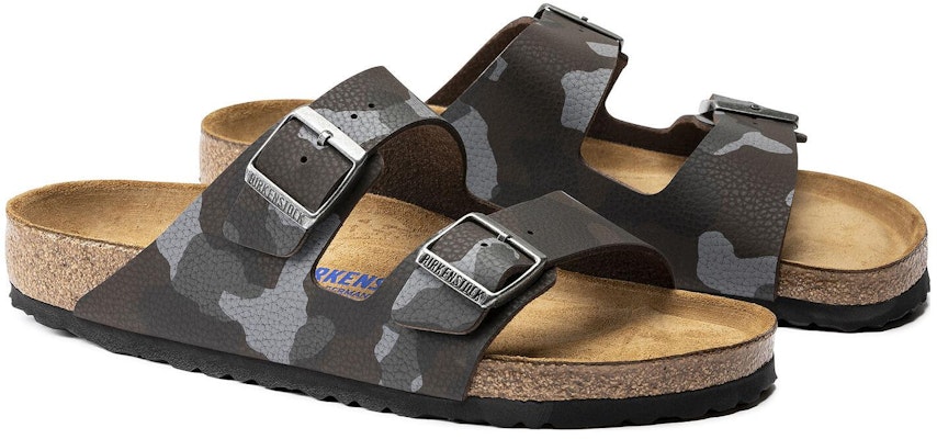 Birkenstock Arizona Brown Soft Sole Camouflage 1013015 Fashion Slippers