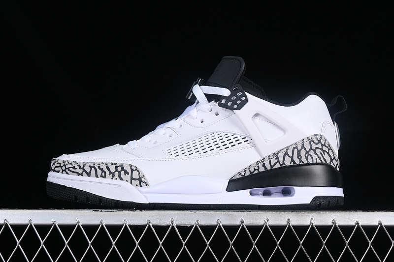 Nike Air Jordan Spizike Low Obsidian Pure White Sneakers