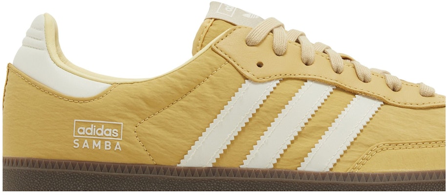 Adidas Samba OG Reflective Nylon Pack Oat Yellow IG6170 Lifestyle Shoes