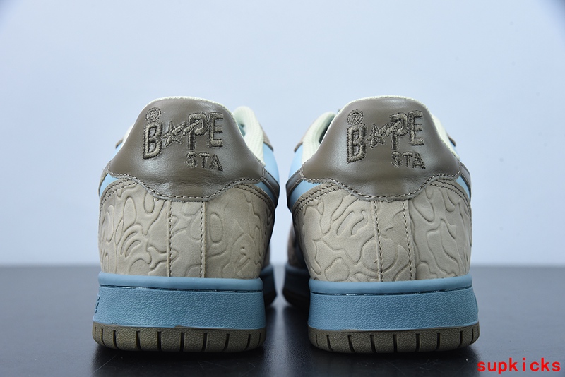 A Bathing Ape Bape Sta Low Gray Blue Black