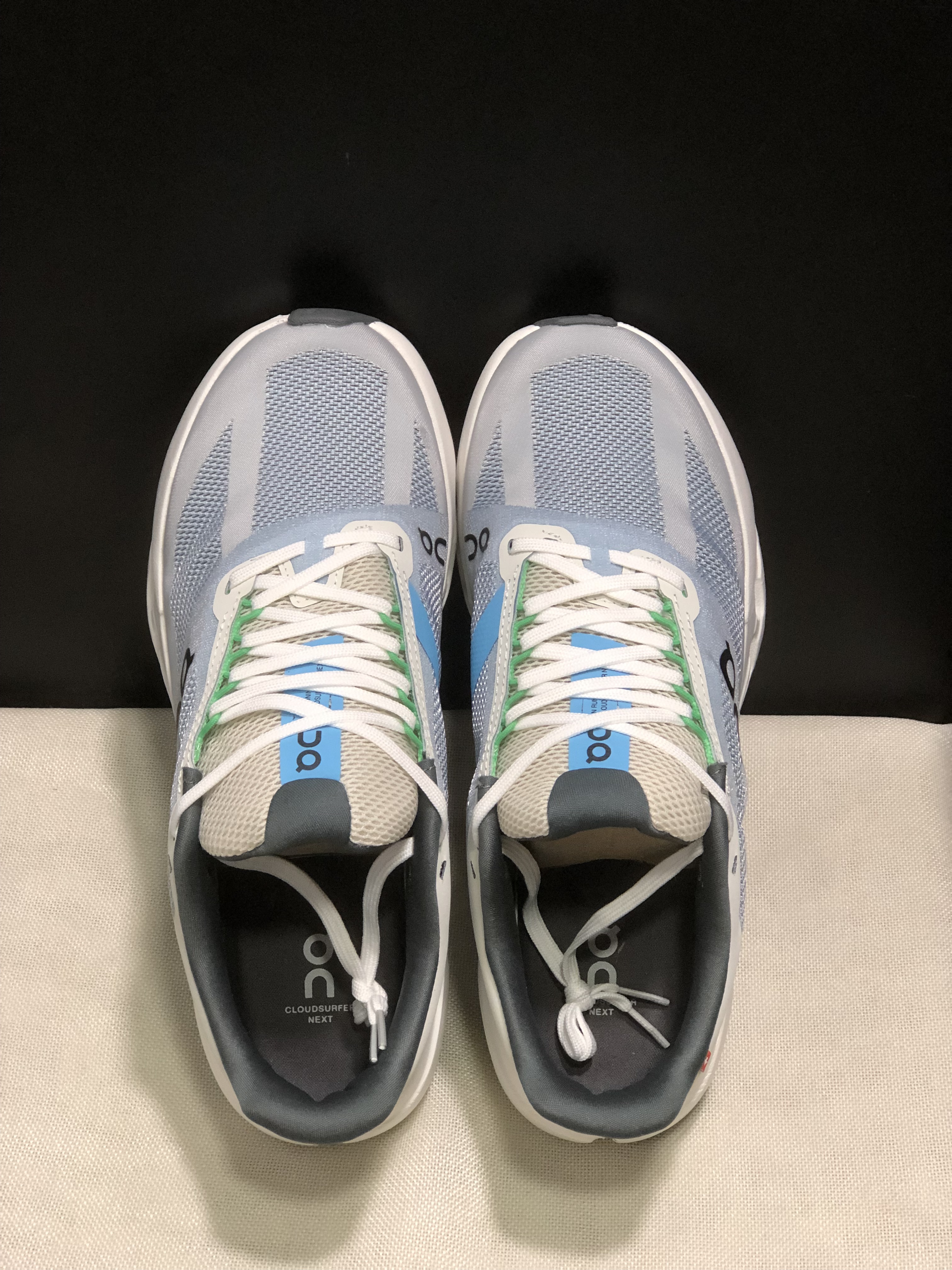 On Running Cloudsurfer Next Casual Running Shoes Niagara/White