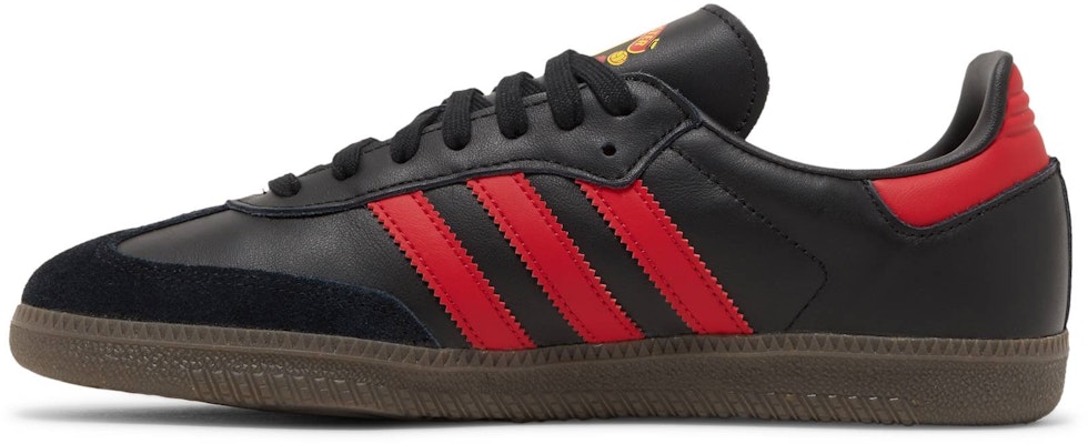 Manchester United Adidas Samba Team Black Real Red HQ7030 Shoes