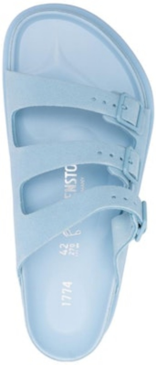 Birkenstock Arizona Three Button Sky Blue 1024824 Fashion Slippers