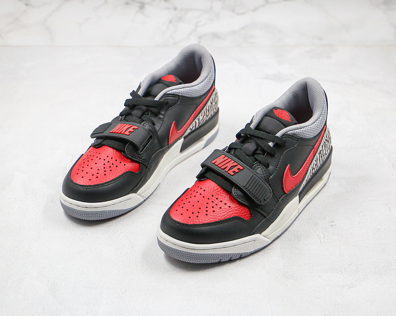 Nike Air Jordan 312 Legacy Bred Low Top Black Red Sneakers