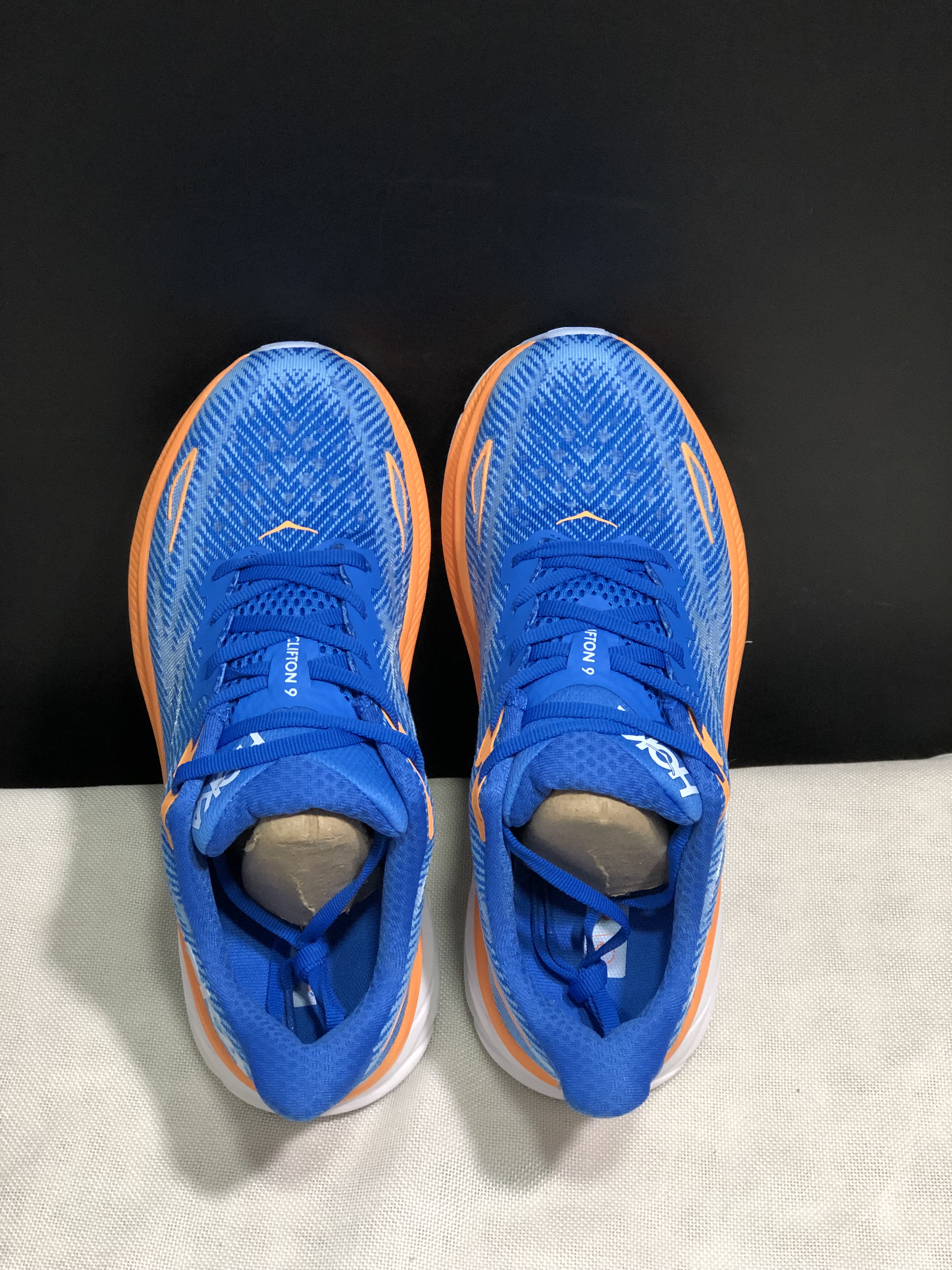 Hoka One One Clifton 9 Running Shoes Athletic Shoes Sneakers Blue