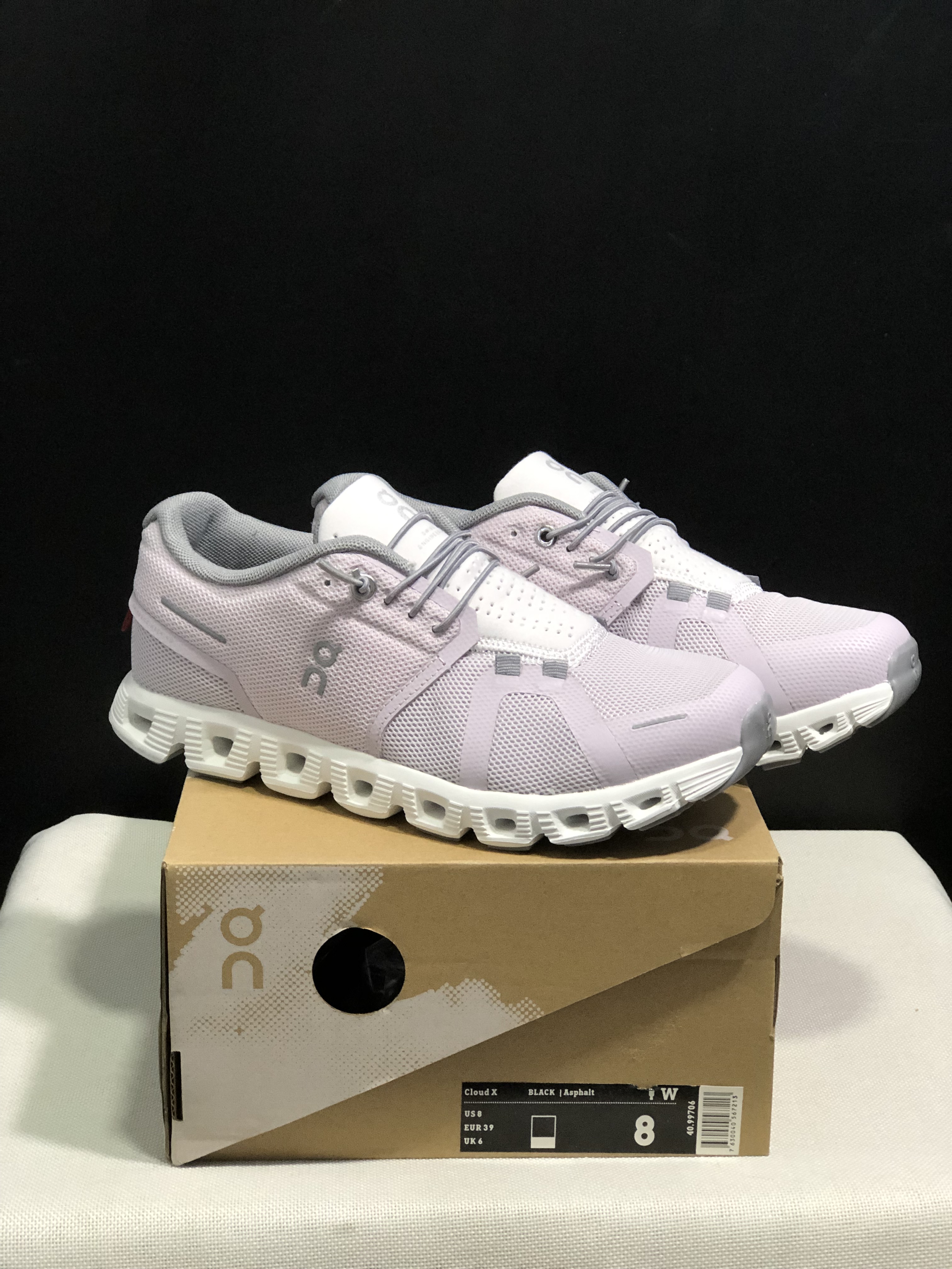 On Running Cloud 5 Lightweight Running Shoes Light Purple