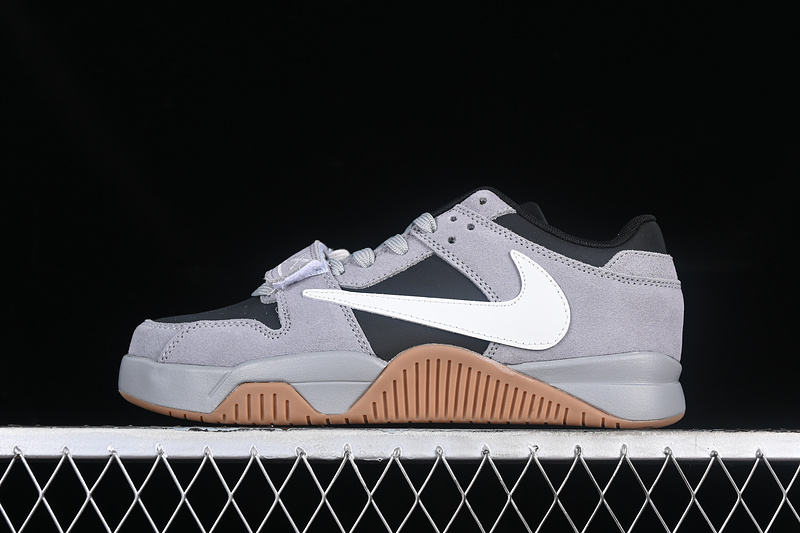 Travis Scott Nike Air Jordan Cut The Check Black Grey Brown Sneakers