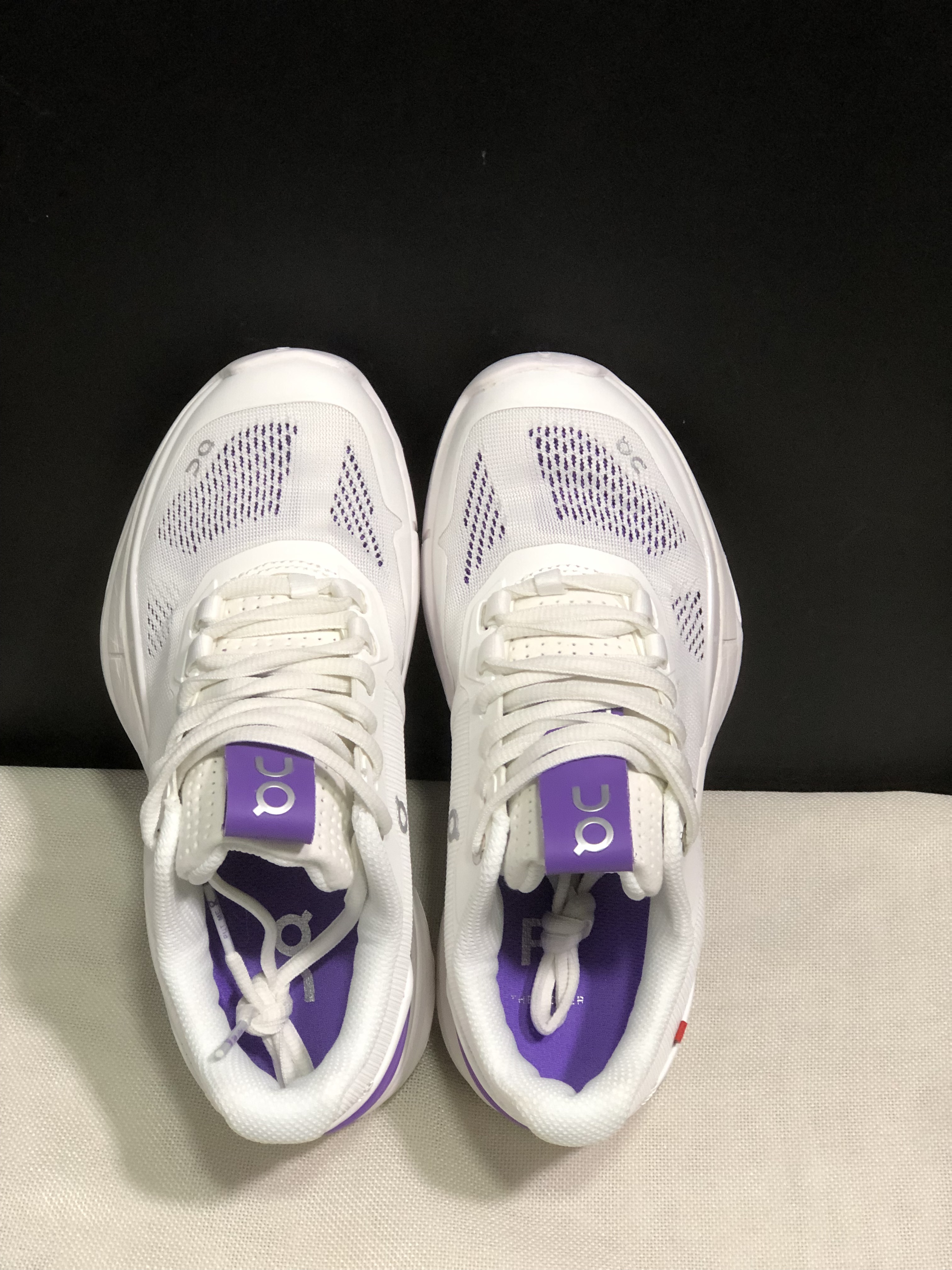 On Running The Roger Rro Durable And Breathable Tennis Shoes White/Purple