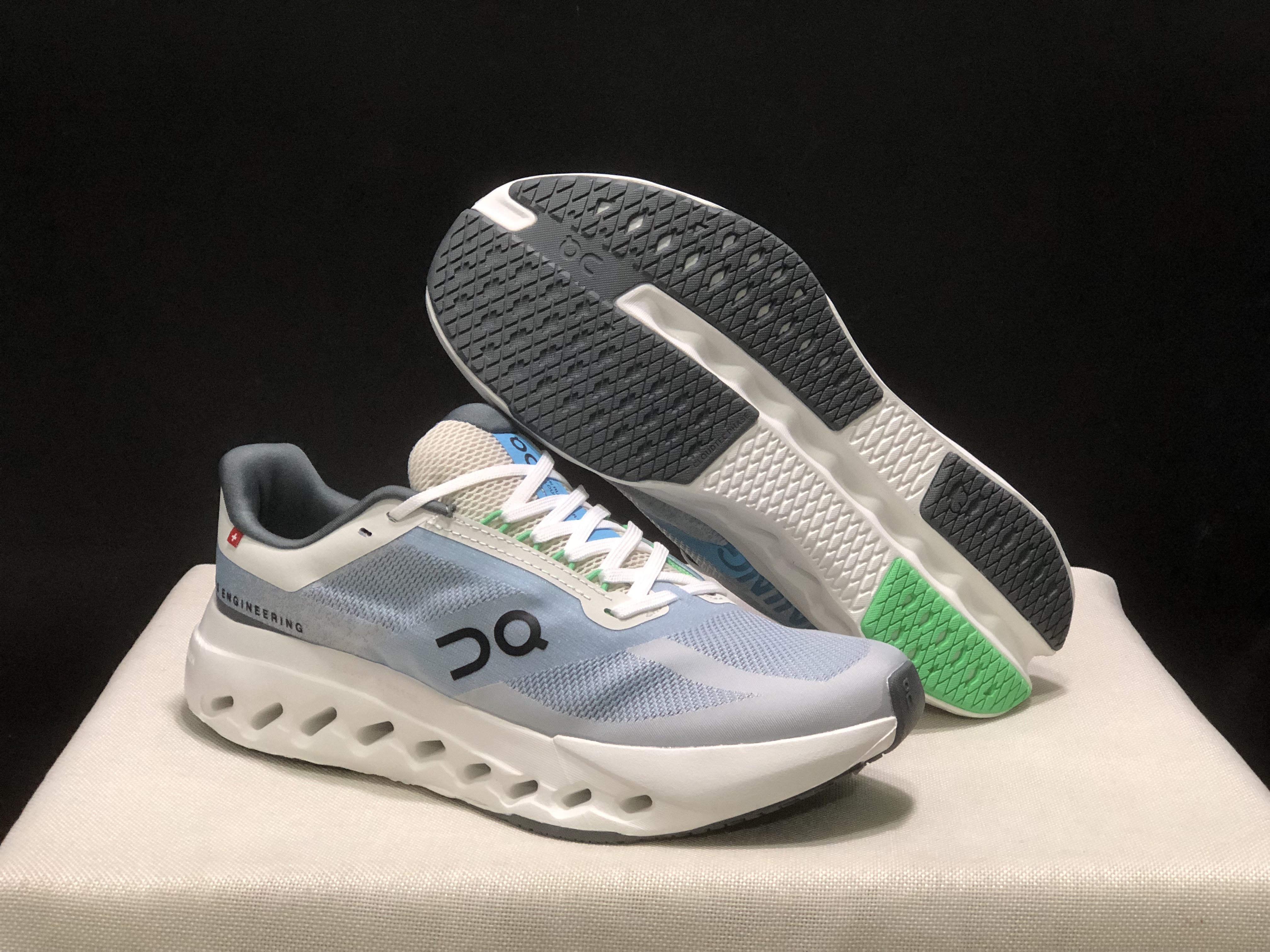 On Running Cloudsurfer Next Casual Running Shoes Niagara/White