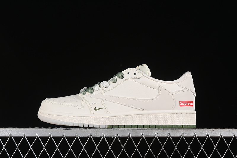 Nike Air Jordan 1 Low Off-White Travis Scott Fragment Design White Sneakers