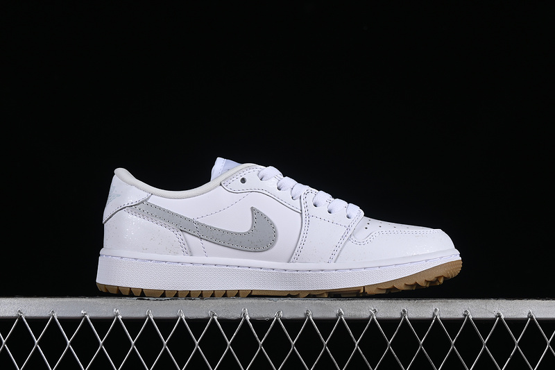 Nike Air Jordan 1 Low Retro Golf White Bromn Sole Sneakers